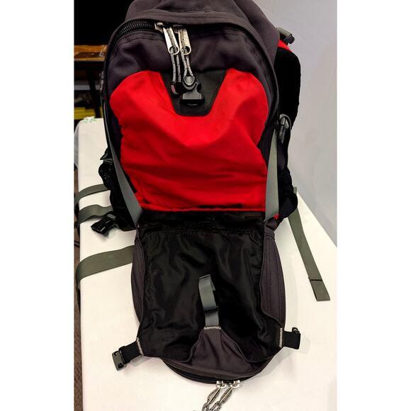 REI Whitney Backpack Hiking Day Bag Red Black Adjustable Waist - Picture 11 of 12